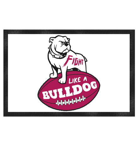Fight like a Bulldog - Fußmatte 60x40cm