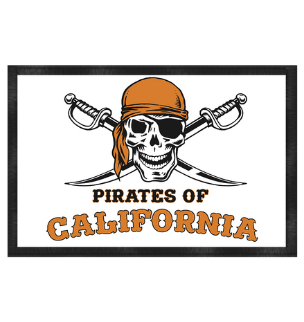 Pirates of California - Fußmatte 60x40cm