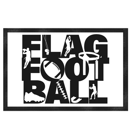 Flag Football  - Fußmatte 60x40cm