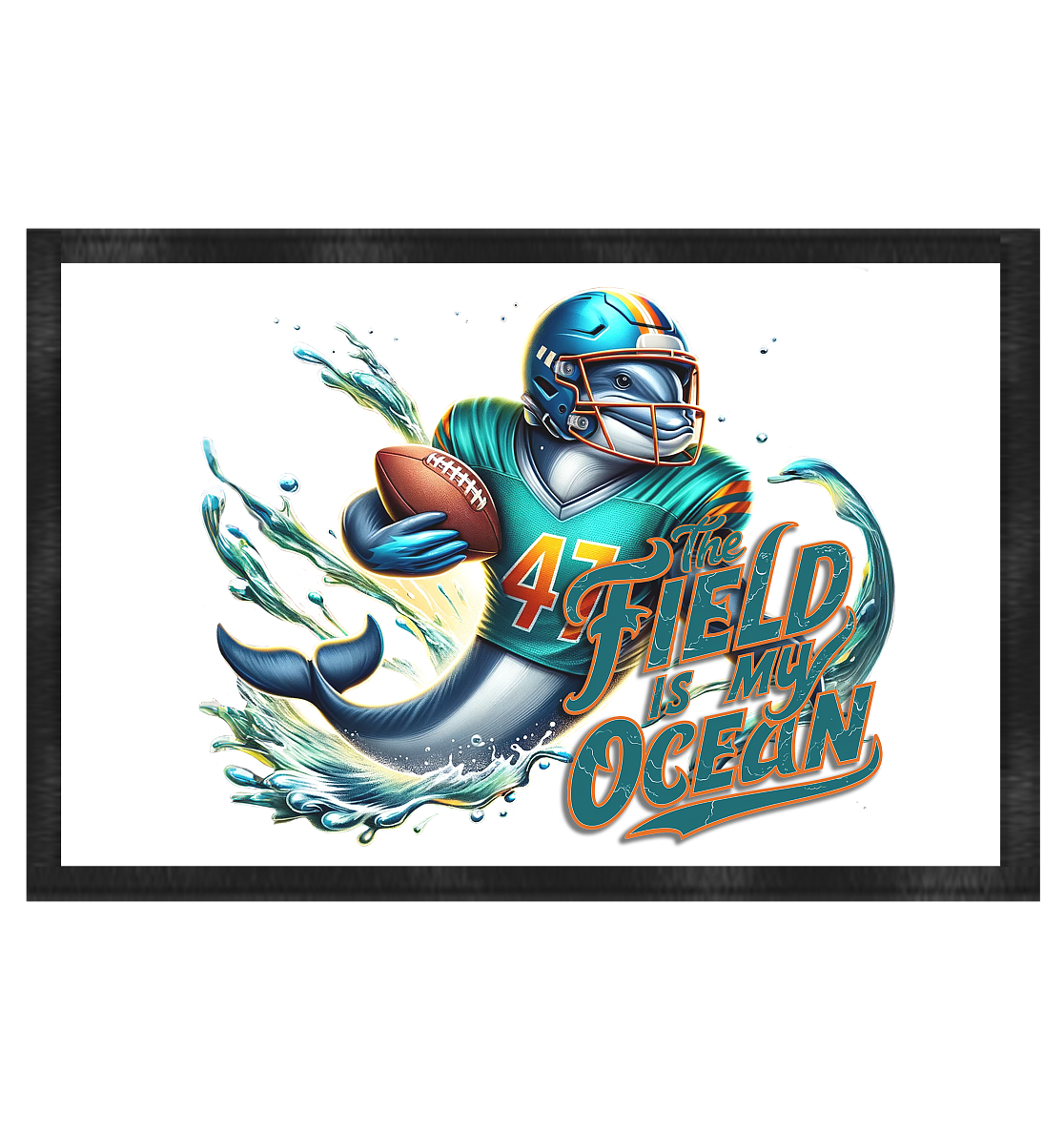 Dolphin - Doormat 60x40cm