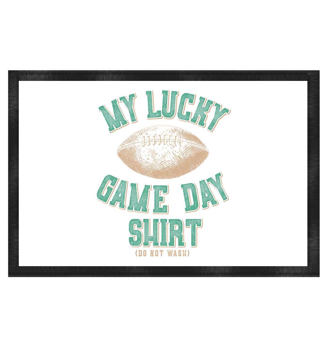 My Lucky Game Day Shirt - Doormat 60x40cm