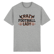 Crazy Football Lady - Heavy Cotton T-Shirt