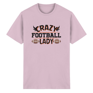 Crazy Football Lady - Heavy Cotton T-Shirt