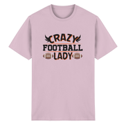 Crazy Football Lady - Heavy Cotton T-Shirt