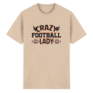Crazy Football Lady - Heavy Cotton T-Shirt