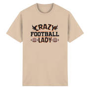 Crazy Football Lady - Heavy Cotton T-Shirt