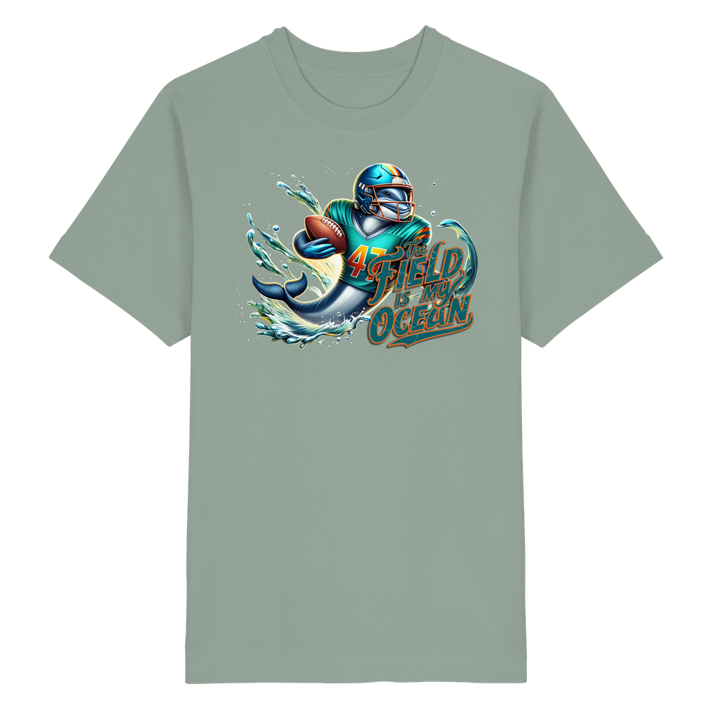 The Field is my Ocean - Heavy Oversized Organic Shirt