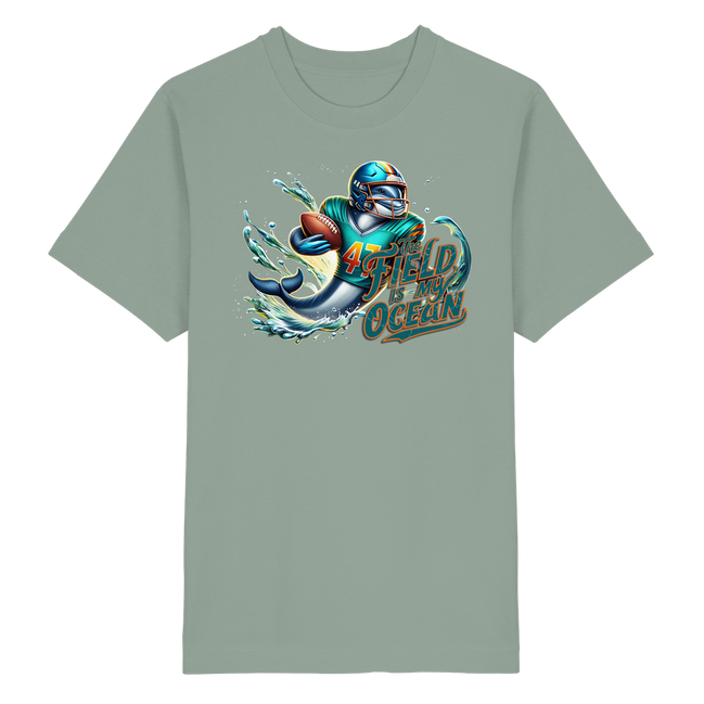 The Field is my Ocean - Heavy Oversized Organic Shirt