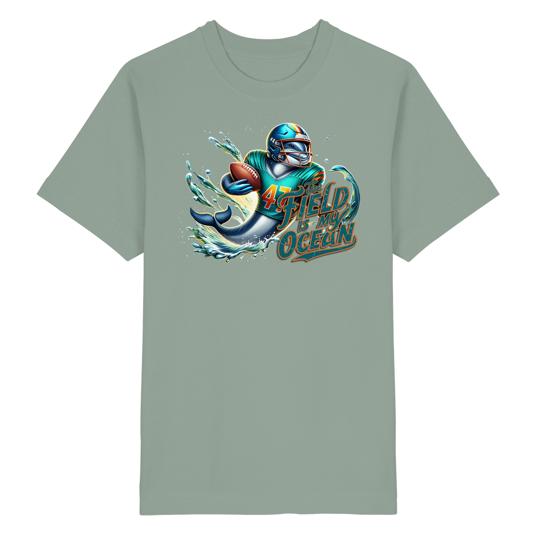 The Field is my Ocean - Heavy Oversized Organic Shirt