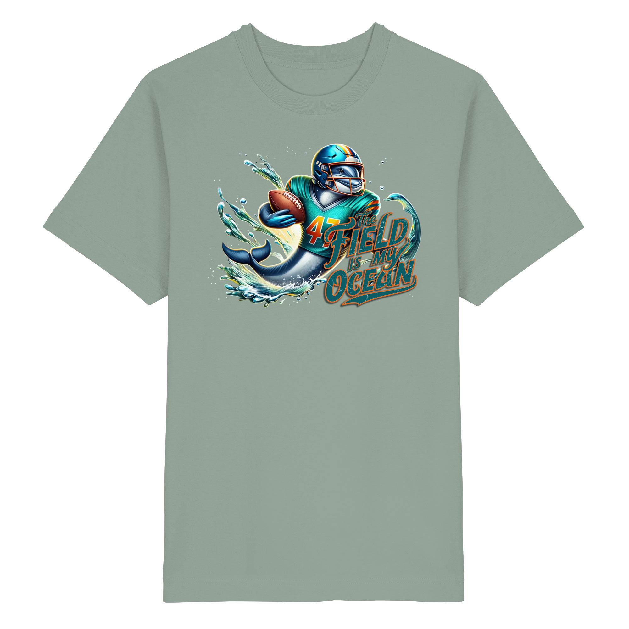 The Field is my Ocean - Heavy Oversized Organic Shirt