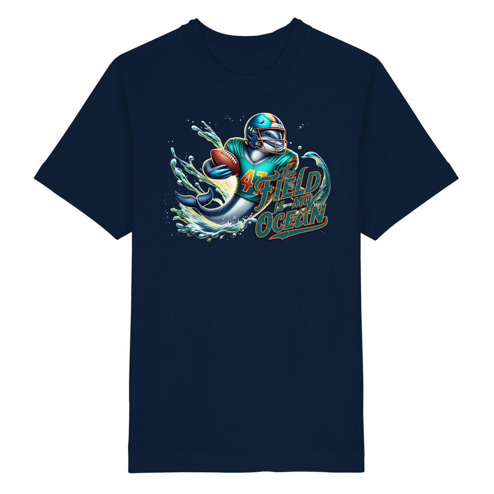 The Field is my Ocean - Heavy Oversized Organic Shirt