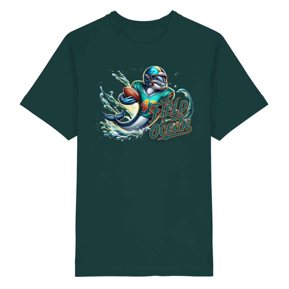 The Field is my Ocean - Heavy Oversized Organic Shirt