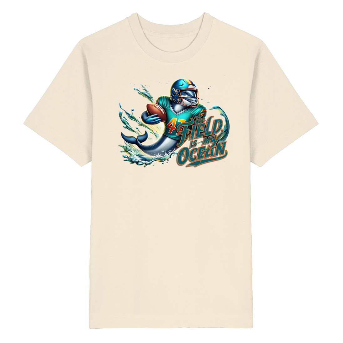 The Field is my Ocean - Heavy Oversized Organic Shirt