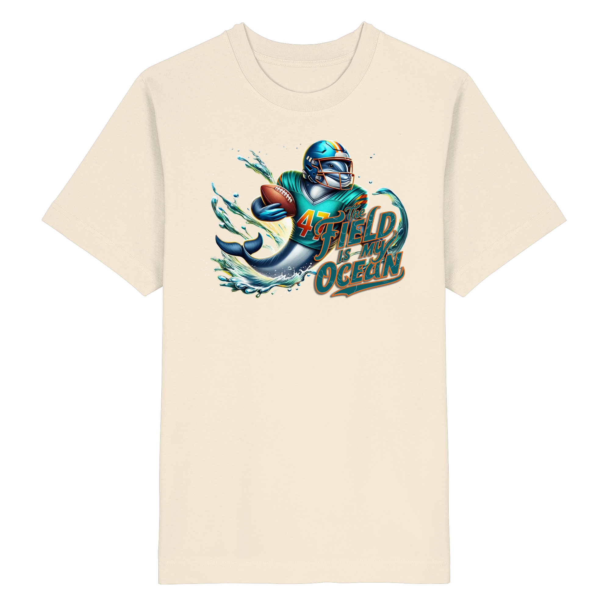 The Field is my Ocean - Heavy Oversized Organic Shirt