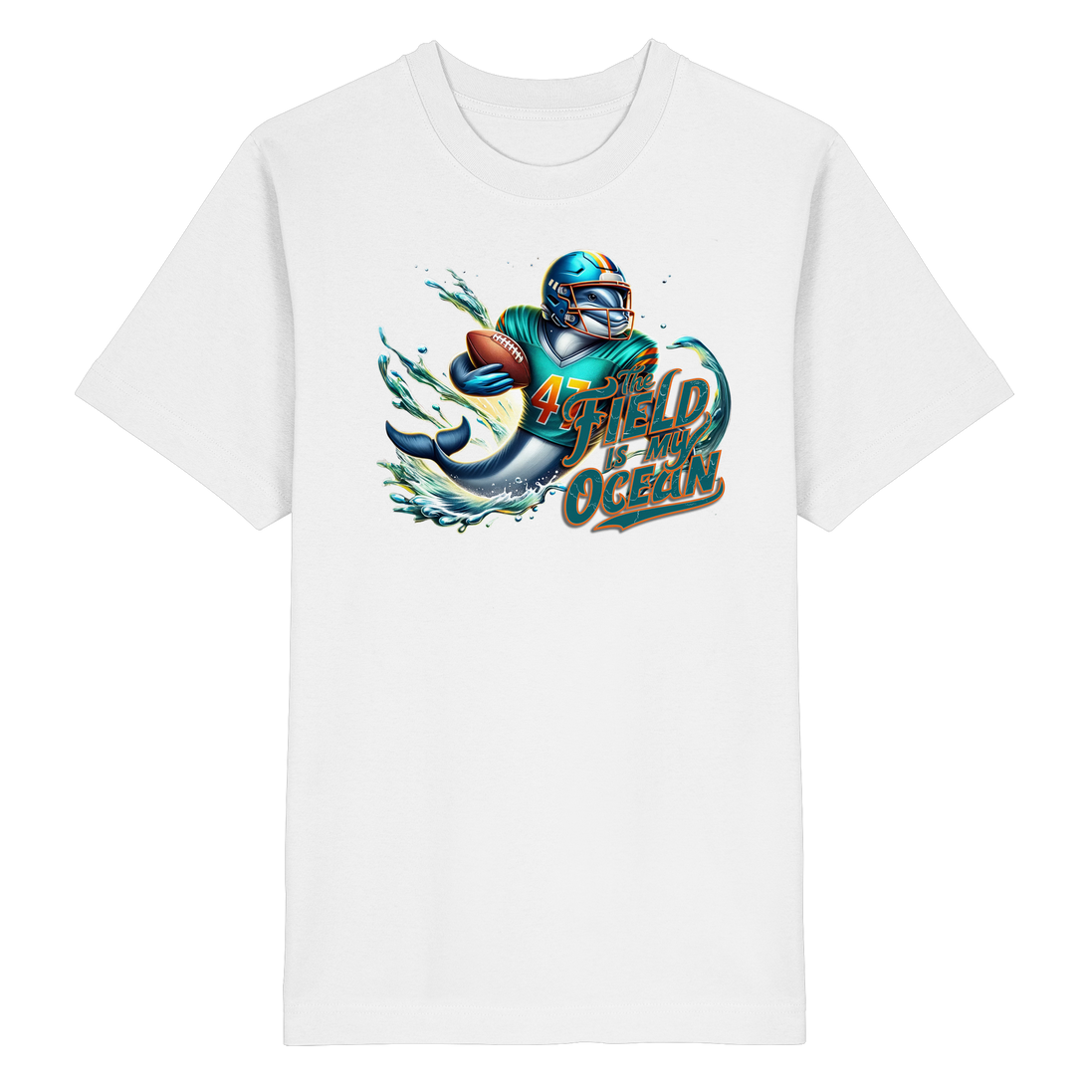 The Field is my Ocean - Heavy Oversized Organic Shirt