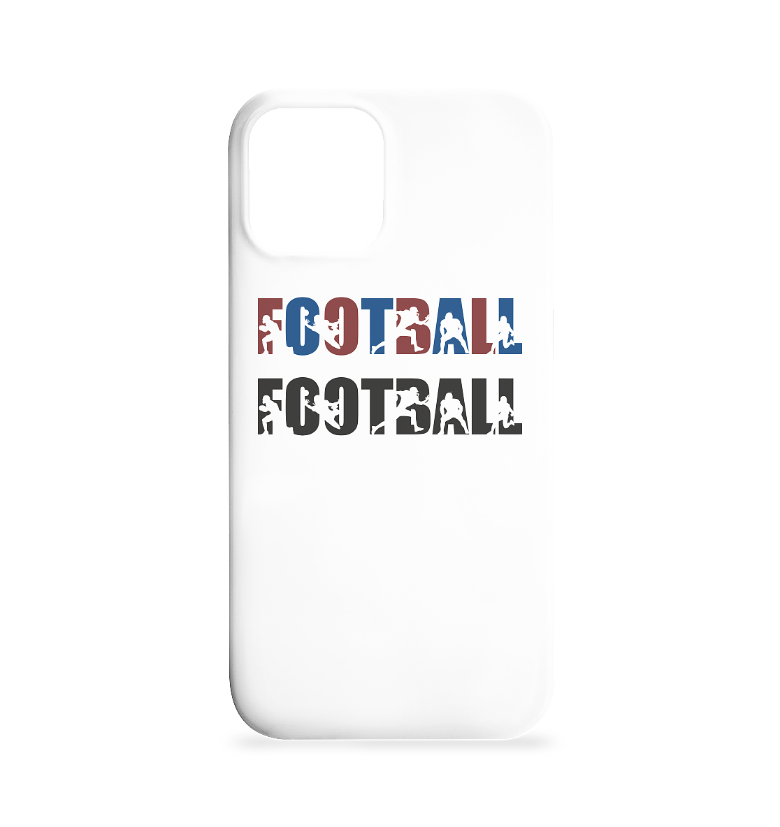 Football Silhouette - Iphone 12 / 12 Pro Handyhülle