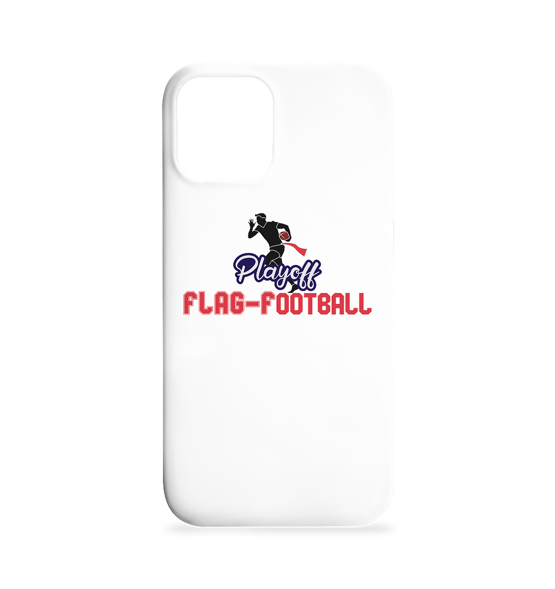 Playoff Flag Football  Men red - Iphone 12 / 12 Pro Handyhülle