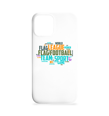 Flag Football Word Bubble - Iphone 12 / 12 Pro Handyhülle