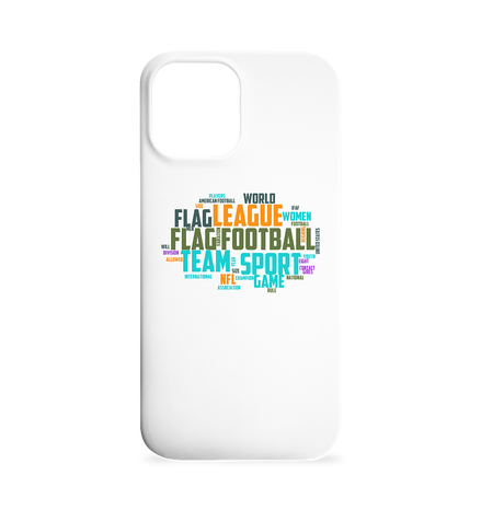 Flag Football Word Bubble - Iphone 12 Max Handyhülle