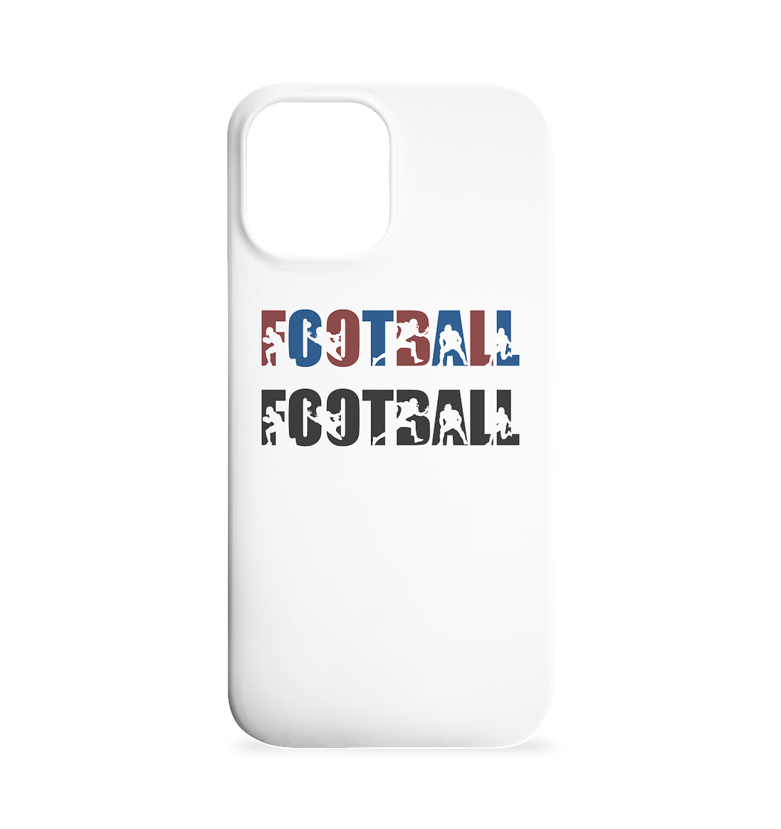 Football Silhouette - Iphone 12 Max Handyhülle
