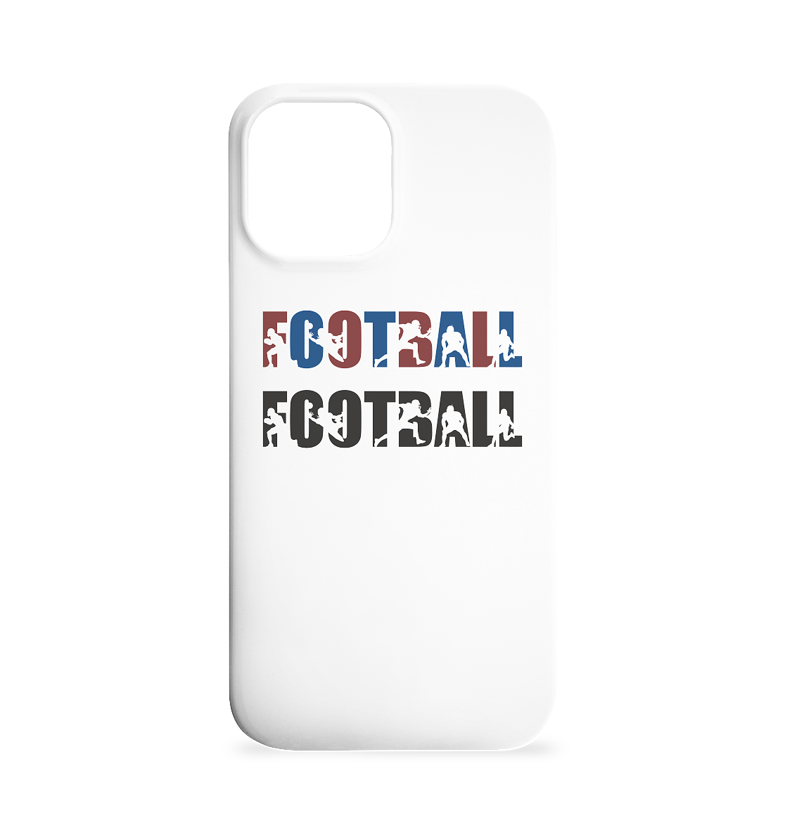 Football Silhouette - Iphone 12 Max Handyhülle