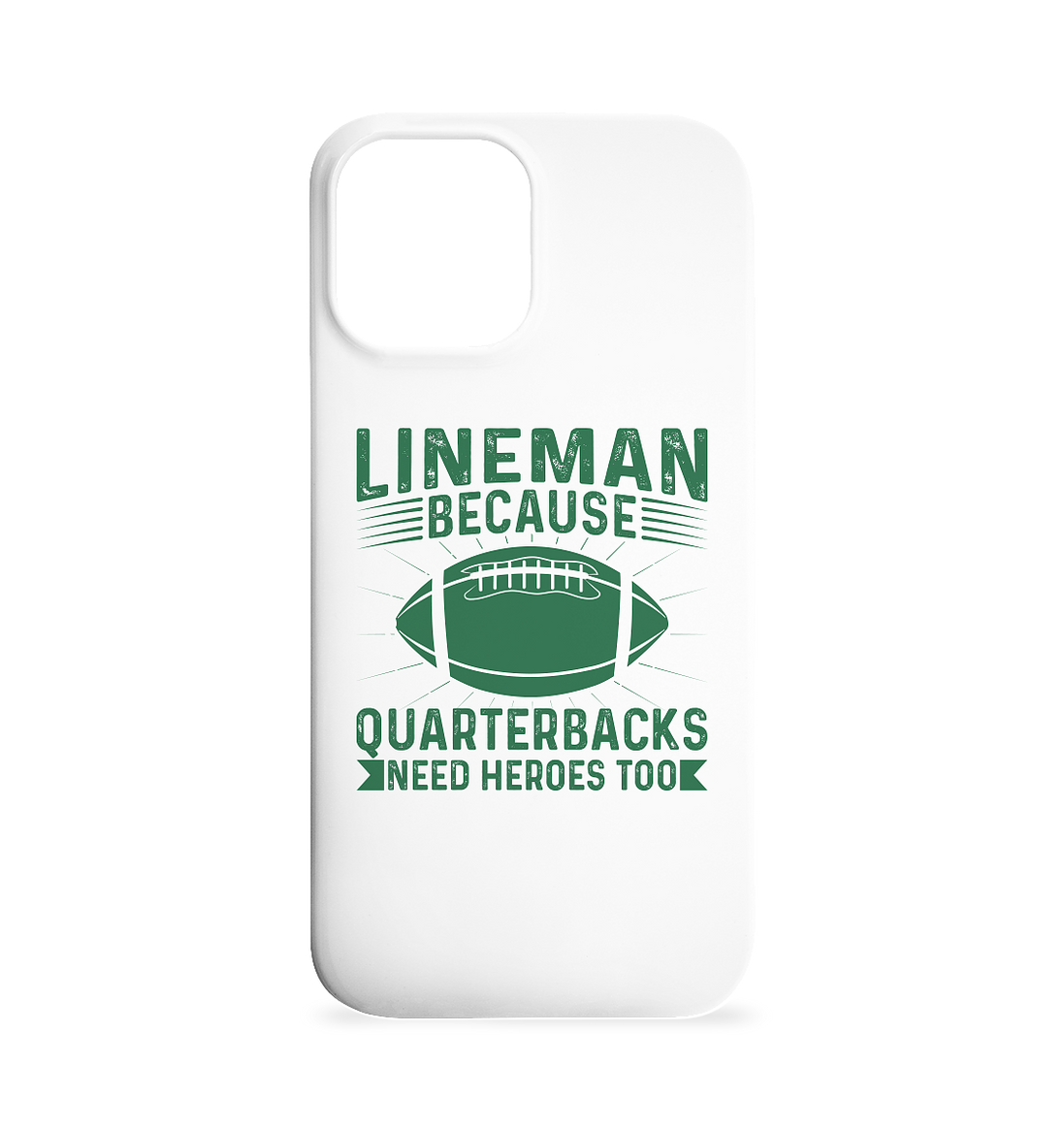 Lineman Heroes Green - Iphone 12 Max Handyhülle