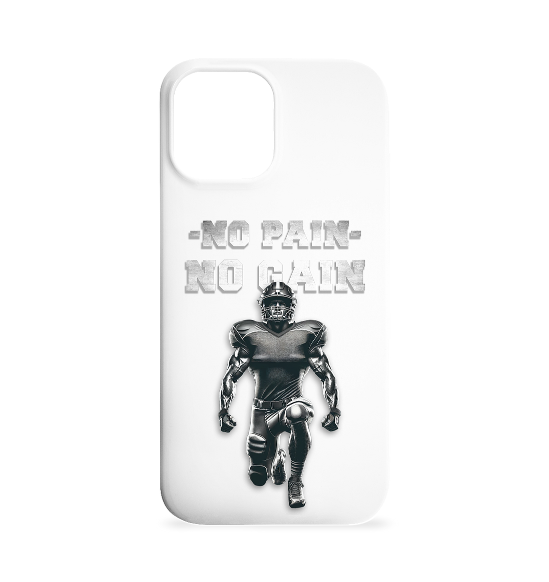 No Pain No Gain Metal - iPhone 12 Max Phone Case
