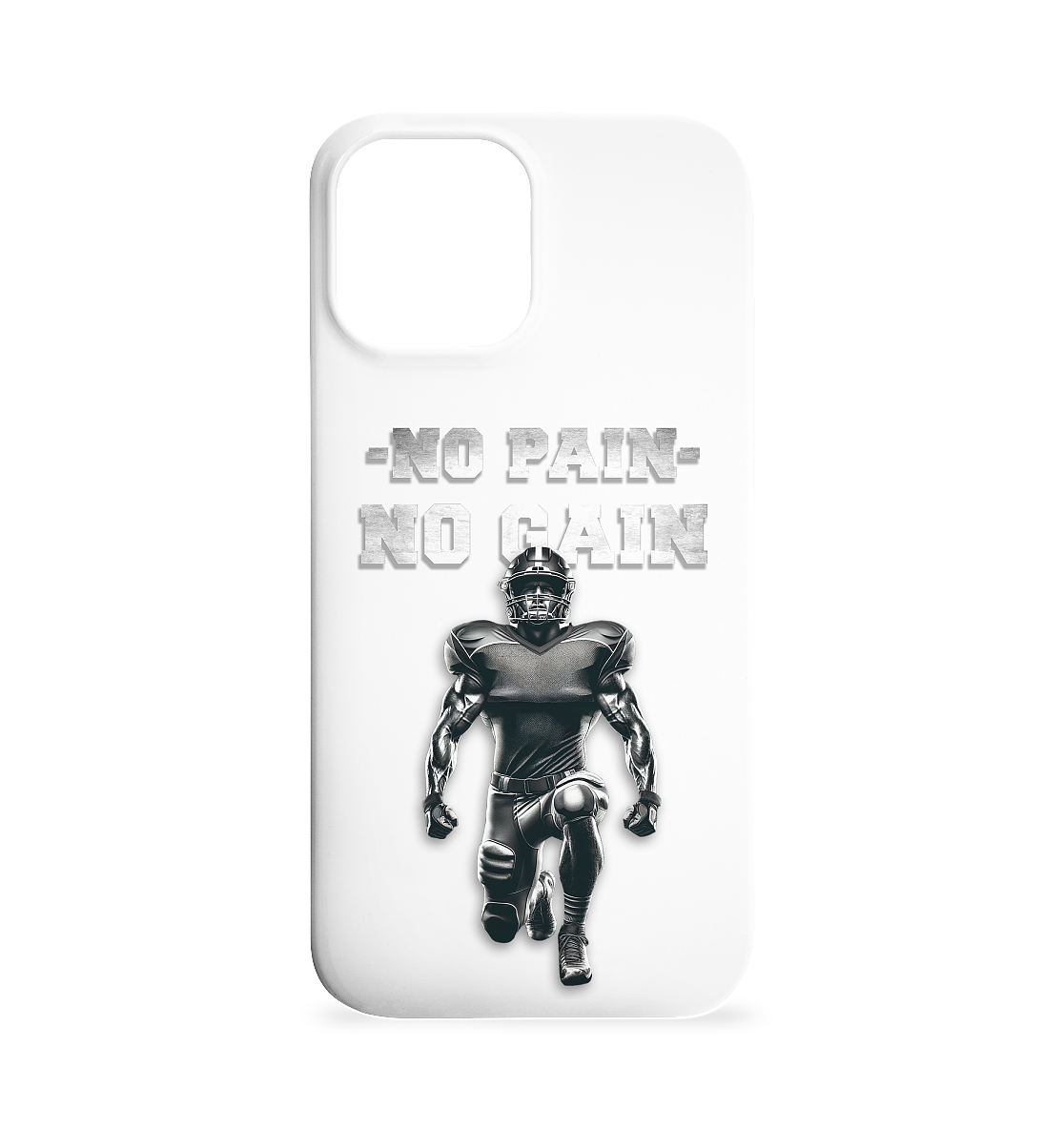 No Pain No Gain Metal - iPhone 12 Max Phone Case