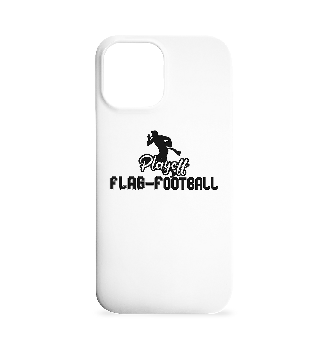 Playoff Flag Football Men Black - iPhone 12 Max Phone Case