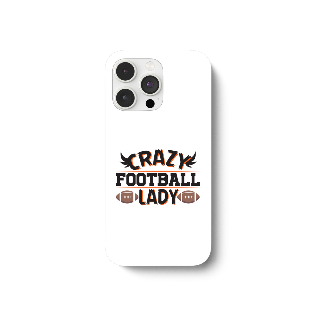 Crazy Football Lady - iPhone 13 Pro Handyhülle
