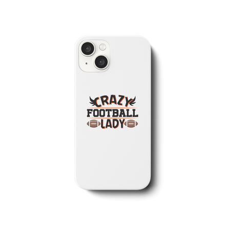 Crazy Football Lady - iPhone 14 Case
