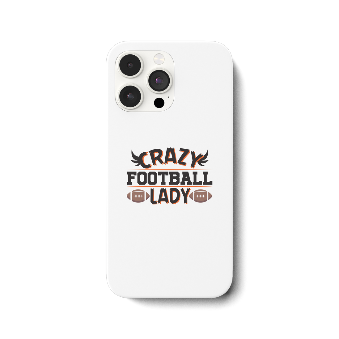 Crazy Football Lady - iPhone 14 Pro Max Phone Case