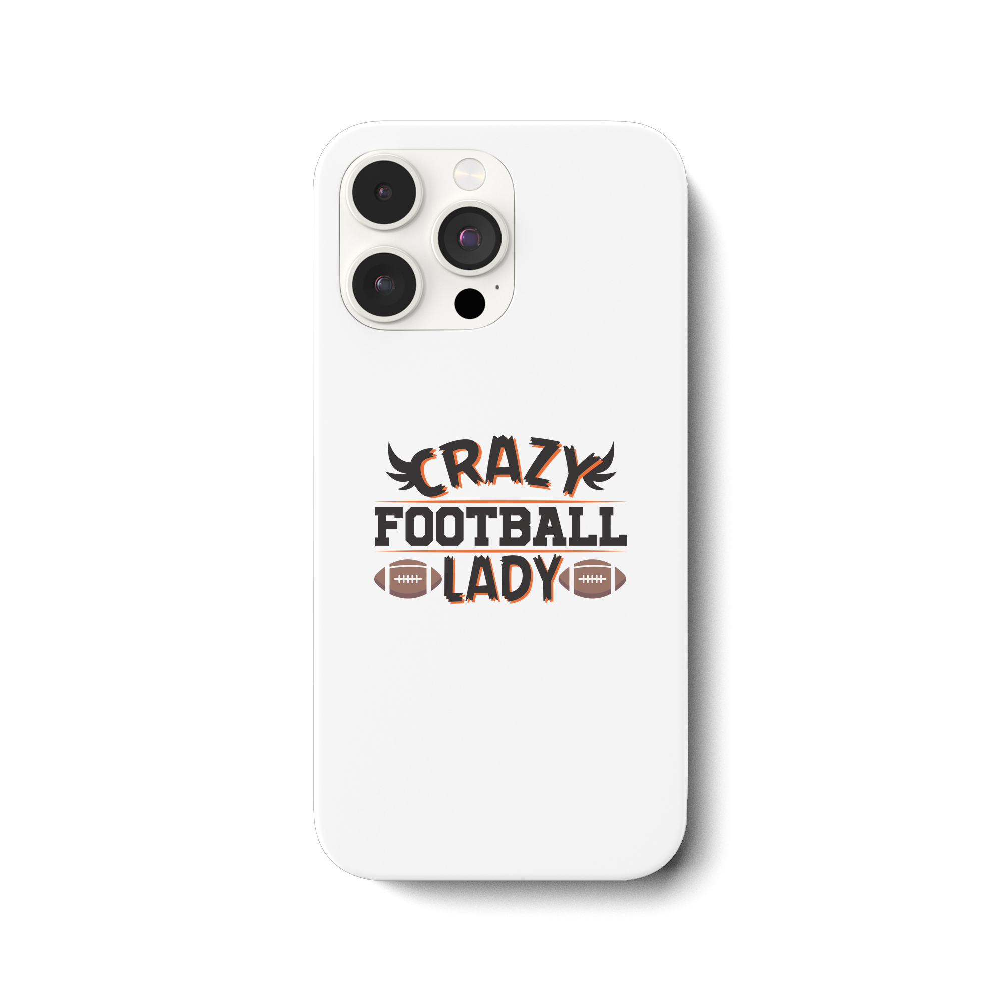 Crazy Football Lady - iPhone 14 Pro Max Phone Case