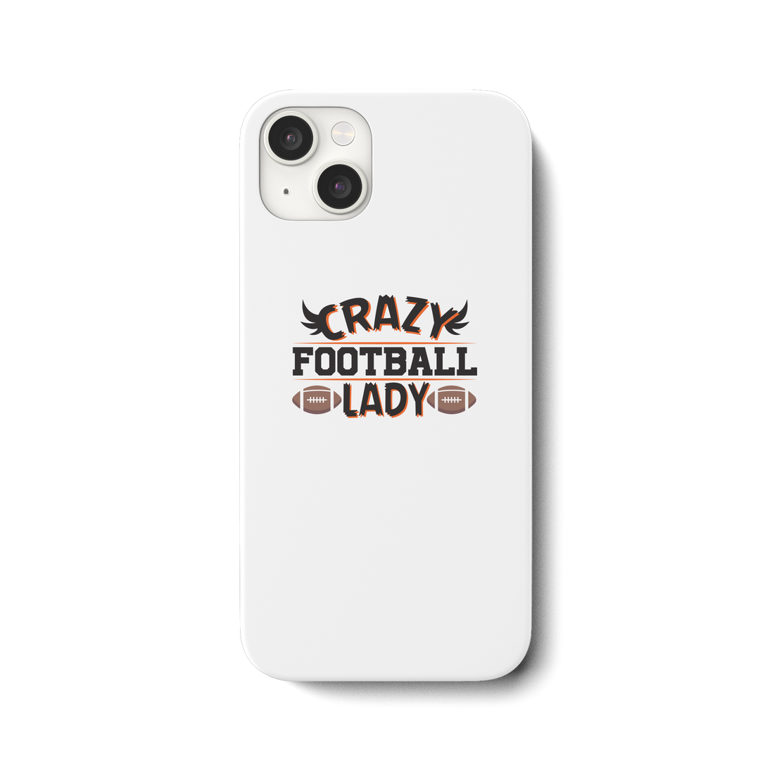 Crazy Football Lady - iPhone 15 Plus Phone Case