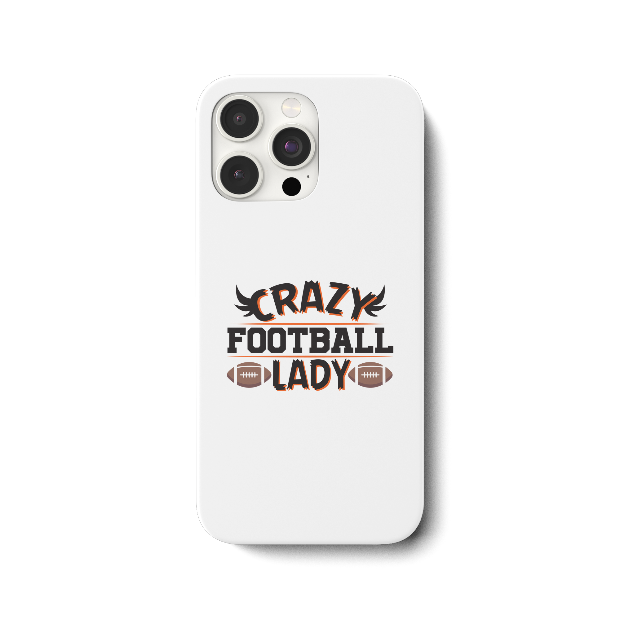 Crazy Football Lady - iPhone 15 Pro Max Handyhülle