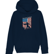 American Football Banner - Kids Organic Hoodie