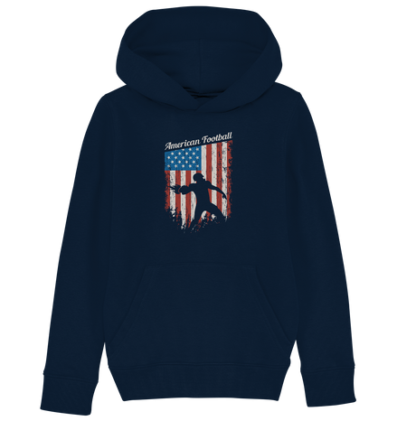 American Football Banner - Kids Organic Hoodie