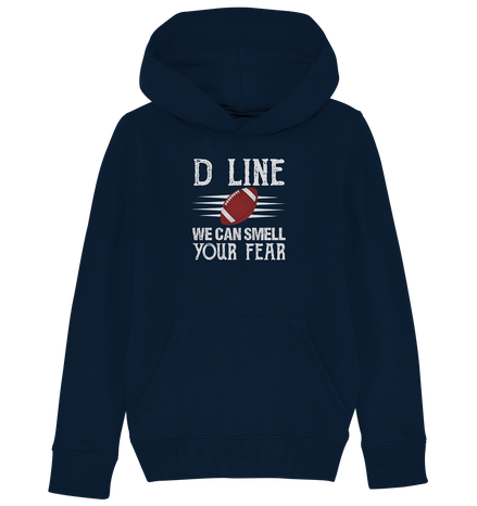 D-Line Fear - Kids Organic Hoodie