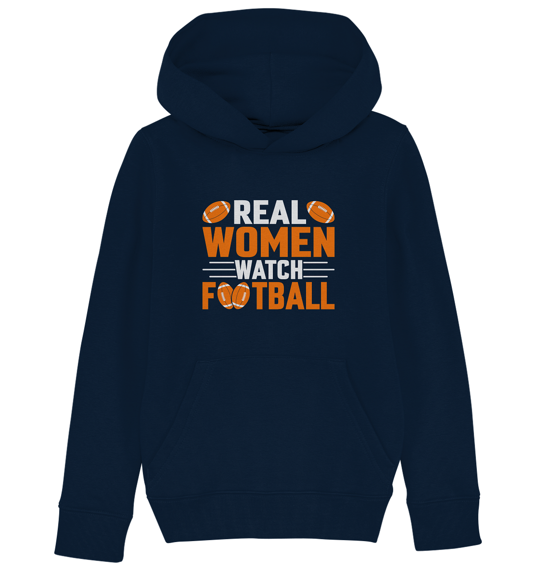 Real Women - Kids Organic Hoodie