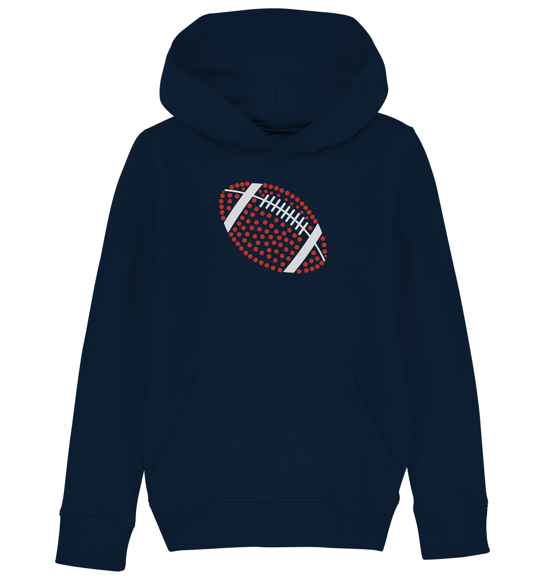 Football Dots - Kids Organic Hoodie