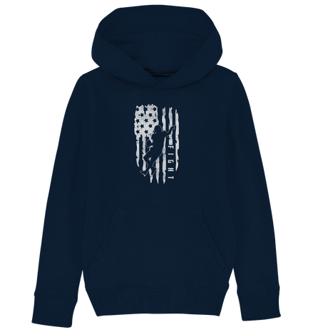 USA Flag Fight - Kids Organic Hoodie