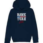 Hawk Tuah White  - Kids Organic Hoodie