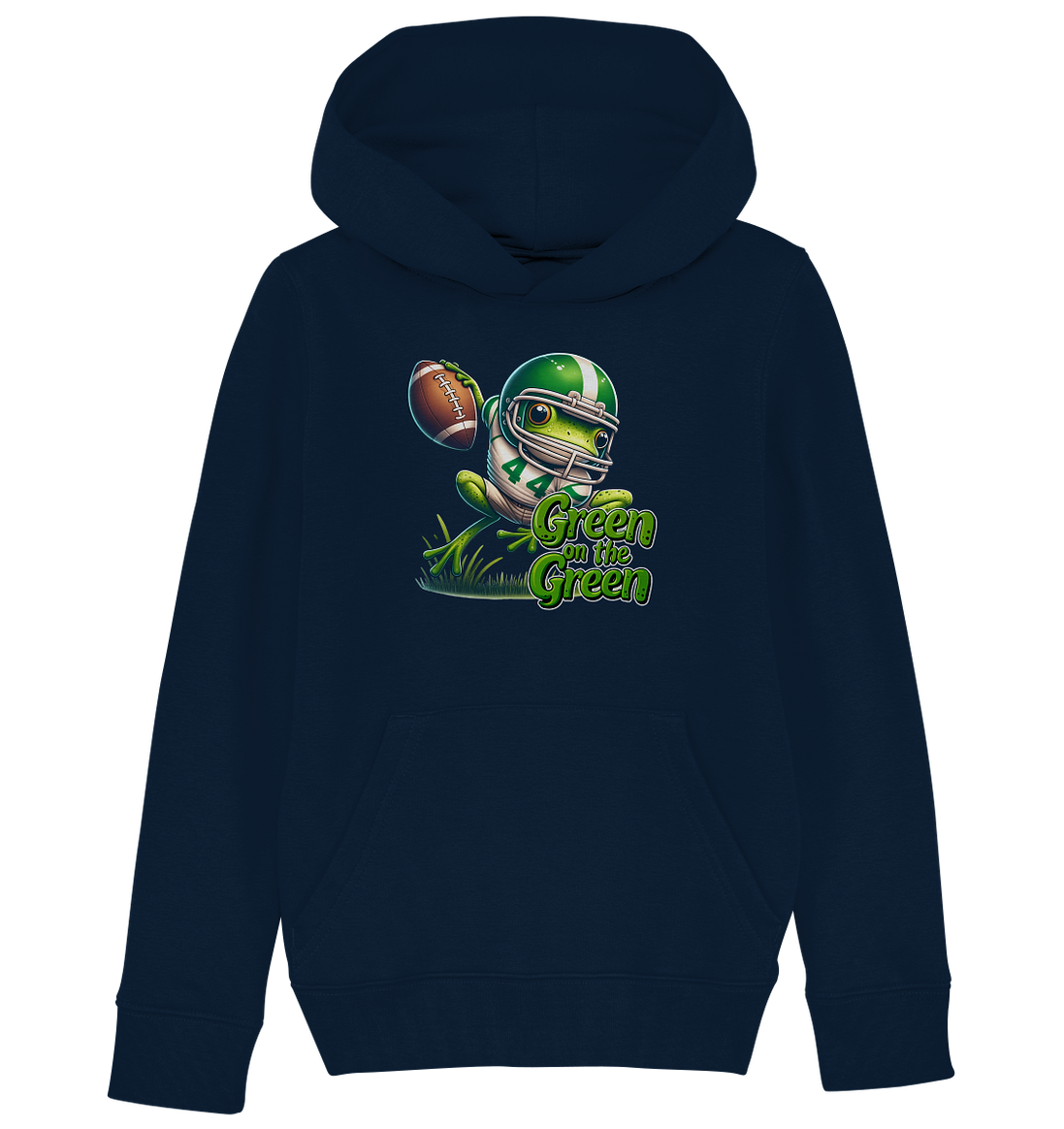 Green Frog - Kids' Organic Hoodie