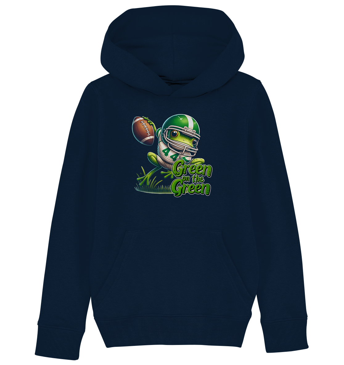 Green Frog - Kids' Organic Hoodie