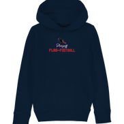 Playoff Flag Football  Men red - Kids Organic Hoodie