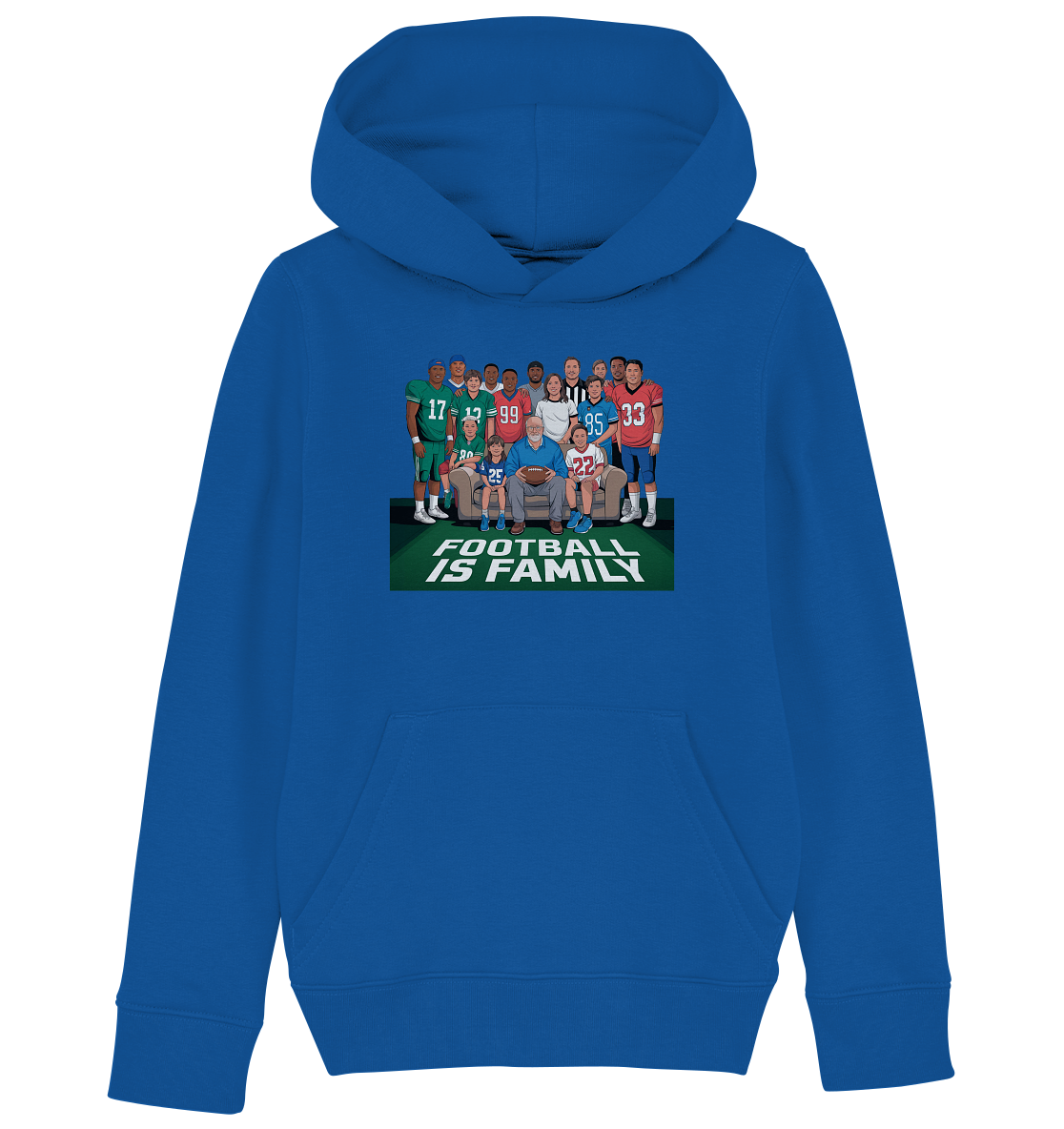 Football is Family - Kids Organic Hoodie
