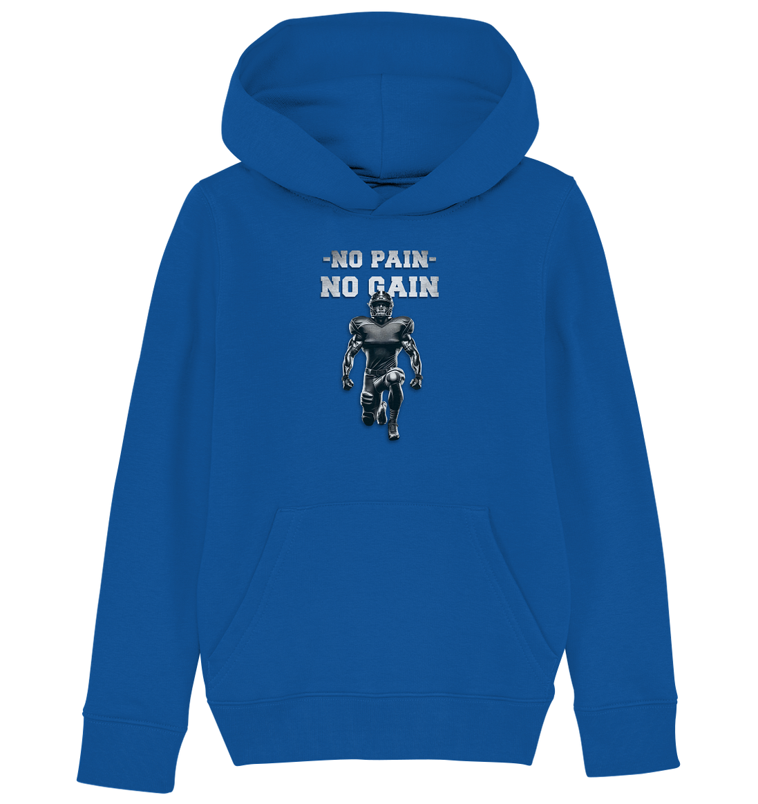 No Pain No Gain Metal - Kids Organic Hoodie