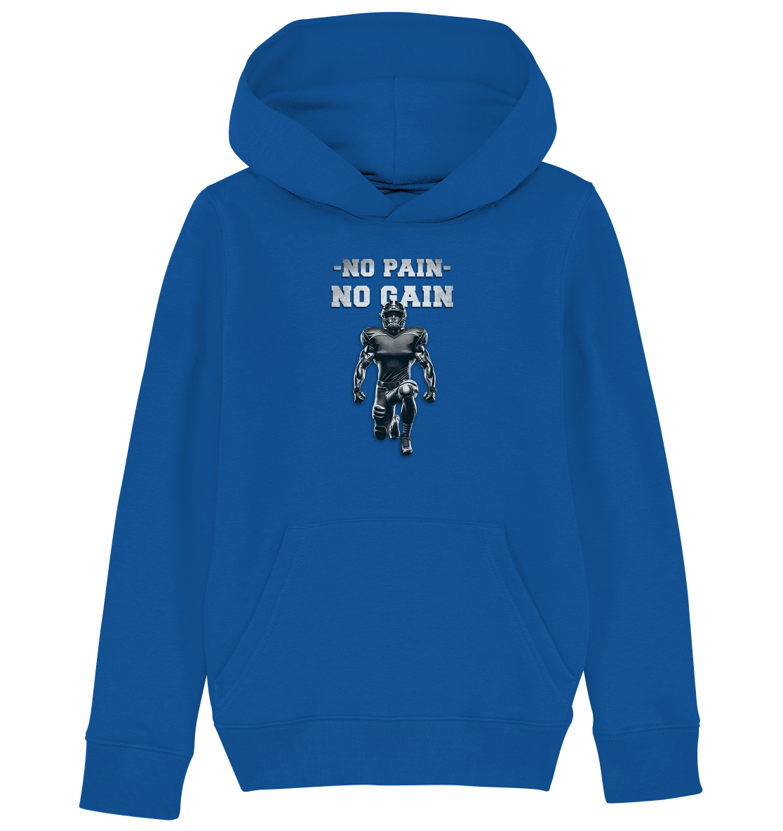 No Pain No Gain Metal - Kids Organic Hoodie