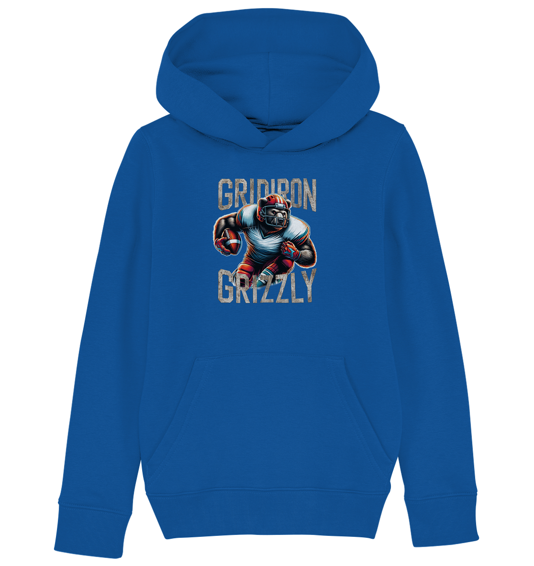 Gridiron Grizzly - Kids Organic Hoodie