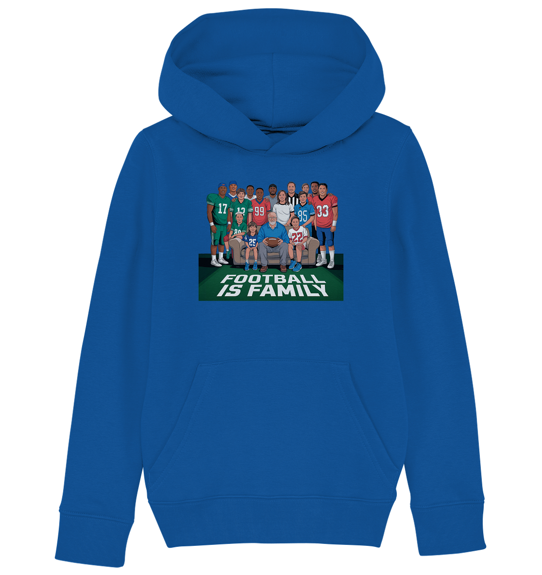 Football is Family - Kids Organic Hoodie